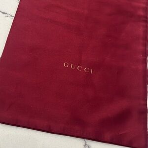 Gucci Maroon Accessory Pouch Sunglasses Case